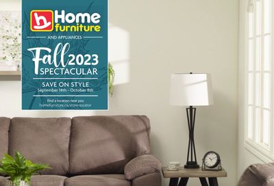 Home Furniture (ON) Fall 2023 Flyer September 14 to October 8