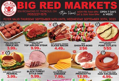 Big Red Markets Flyer September 14 to 20