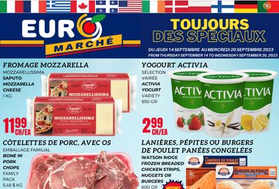 Euro Marche Flyer September 14 to 20