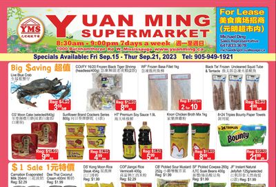 Yuan Ming Supermarket Flyer September 15 to 21