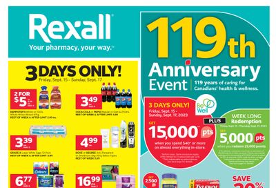 Rexall (ON) Flyer September 15 to 21