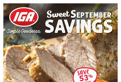 IGA Stores of BC Flyer September 15 to 21