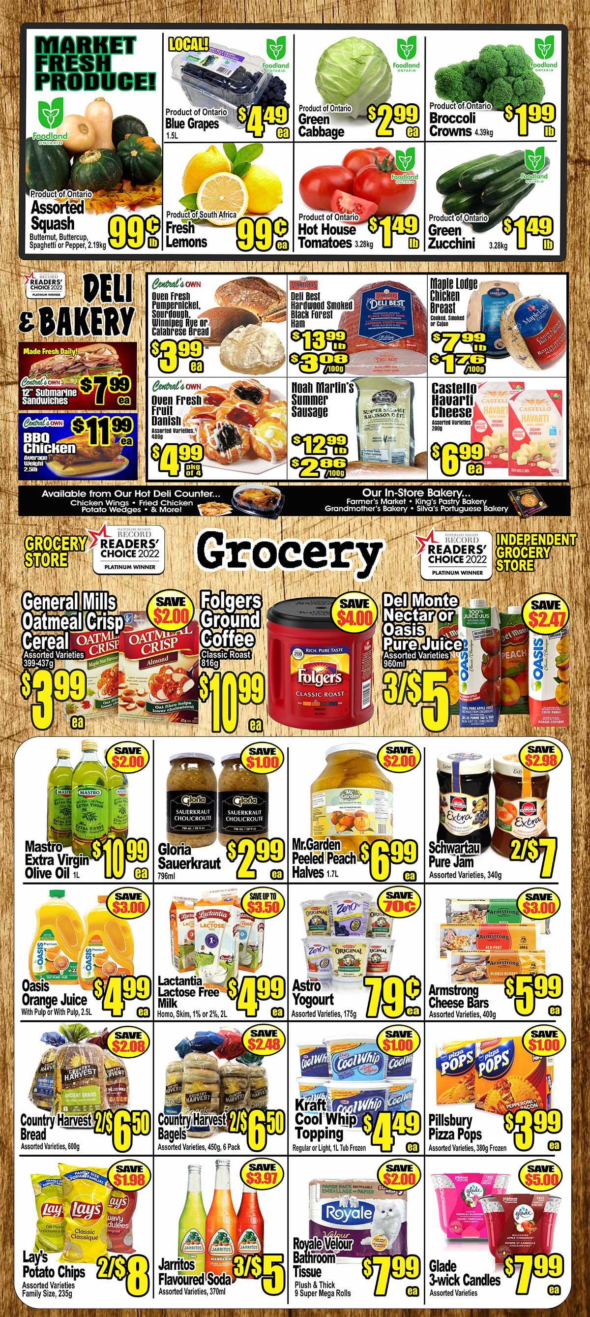 Central Fresh Market Flyer September 14 to 21