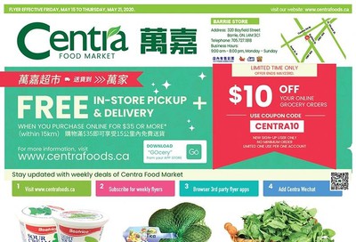 Centra Foods (Barrie) Flyer May 15 to 21