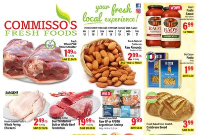Commisso's Fresh Foods Flyer September 15 to 21