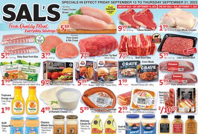 Sal's Grocery Flyer September 15 to 21