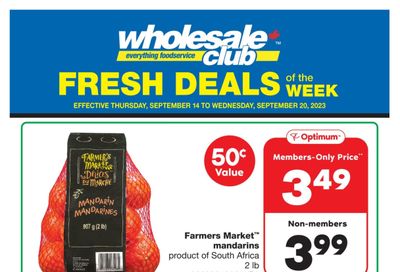 Wholesale Club (ON) Fresh Deals of the Week Flyer September 14 to 20