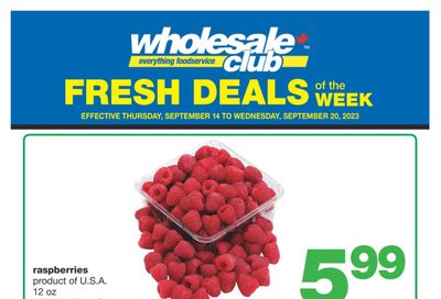 Wholesale Club (Atlantic) Fresh Deals of the Week Flyer September 14 to 20