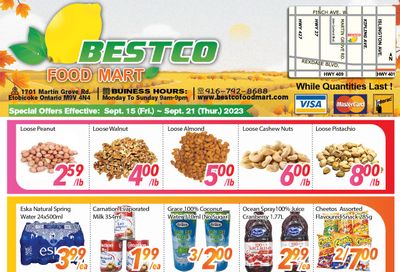 BestCo Food Mart (Etobicoke) Flyer September 15 to 21