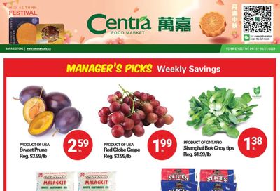 Centra Foods (Barrie) Flyer September 15 to 21