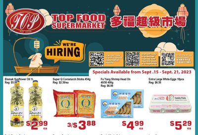 Top Food Supermarket Flyer September 15 to 21