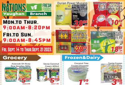 Nations Fresh Foods (Vaughan) Flyer September 15 to 21