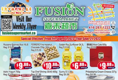 Fusion Supermarket Flyer September 15 to 21