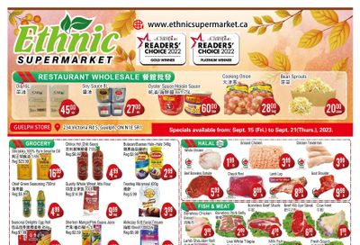 Ethnic Supermarket (Guelph) Flyer September 15 to 21