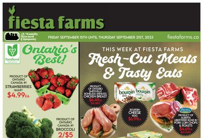 Fiesta Farms Flyer September 15 to 21
