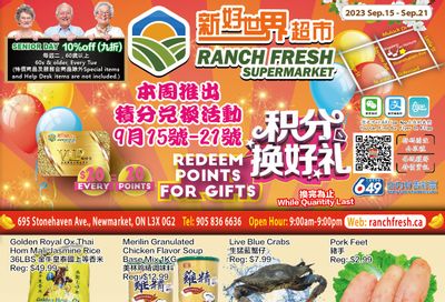 Ranch Fresh Supermarket Flyer September 15 to 21