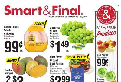 Smart & Final (CA) Weekly Ad Flyer Specials September 13 to September 19, 2023