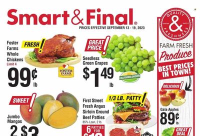 Smart & Final (CA) Weekly Ad Flyer Specials September 13 to September 19, 2023