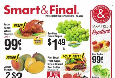 Smart & Final (CA) Weekly Ad Flyer Specials September 13 to September 19, 2023