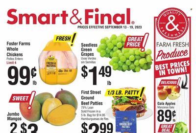 Smart & Final (CA) Weekly Ad Flyer Specials September 13 to September 19, 2023