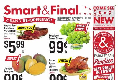 Smart & Final (CA) Weekly Ad Flyer Specials September 13 to September 19, 2023