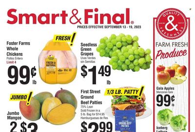 Smart & Final (AZ) Weekly Ad Flyer Specials September 13 to September 19, 2023