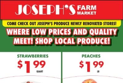 Joseph's Farm Market Flyer September 16 to 22