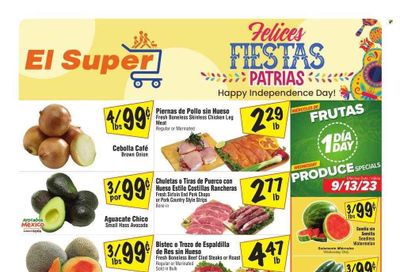 El Super (CA) Weekly Ad Flyer Specials September 13 to September 19, 2023
