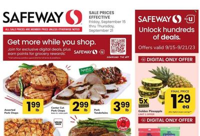 Safeway (DC) Weekly Ad Flyer Specials September 15 to September 21, 2023