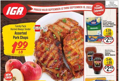 IGA (OH) Weekly Ad Flyer Specials September 13 to September 19, 2023