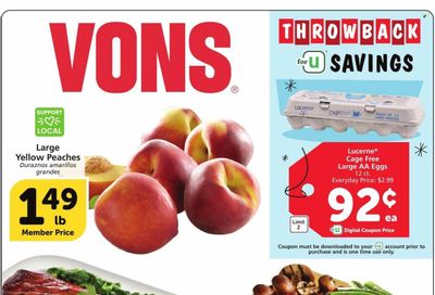 Vons (CA) Weekly Ad Flyer Specials September 13 to September 19, 2023