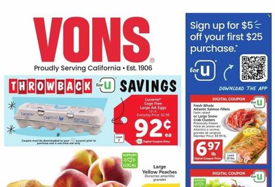 Vons (CA) Weekly Ad Flyer Specials September 13 to September 19, 2023