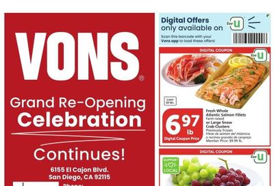 Vons (CA) Weekly Ad Flyer Specials September 13 to September 19, 2023
