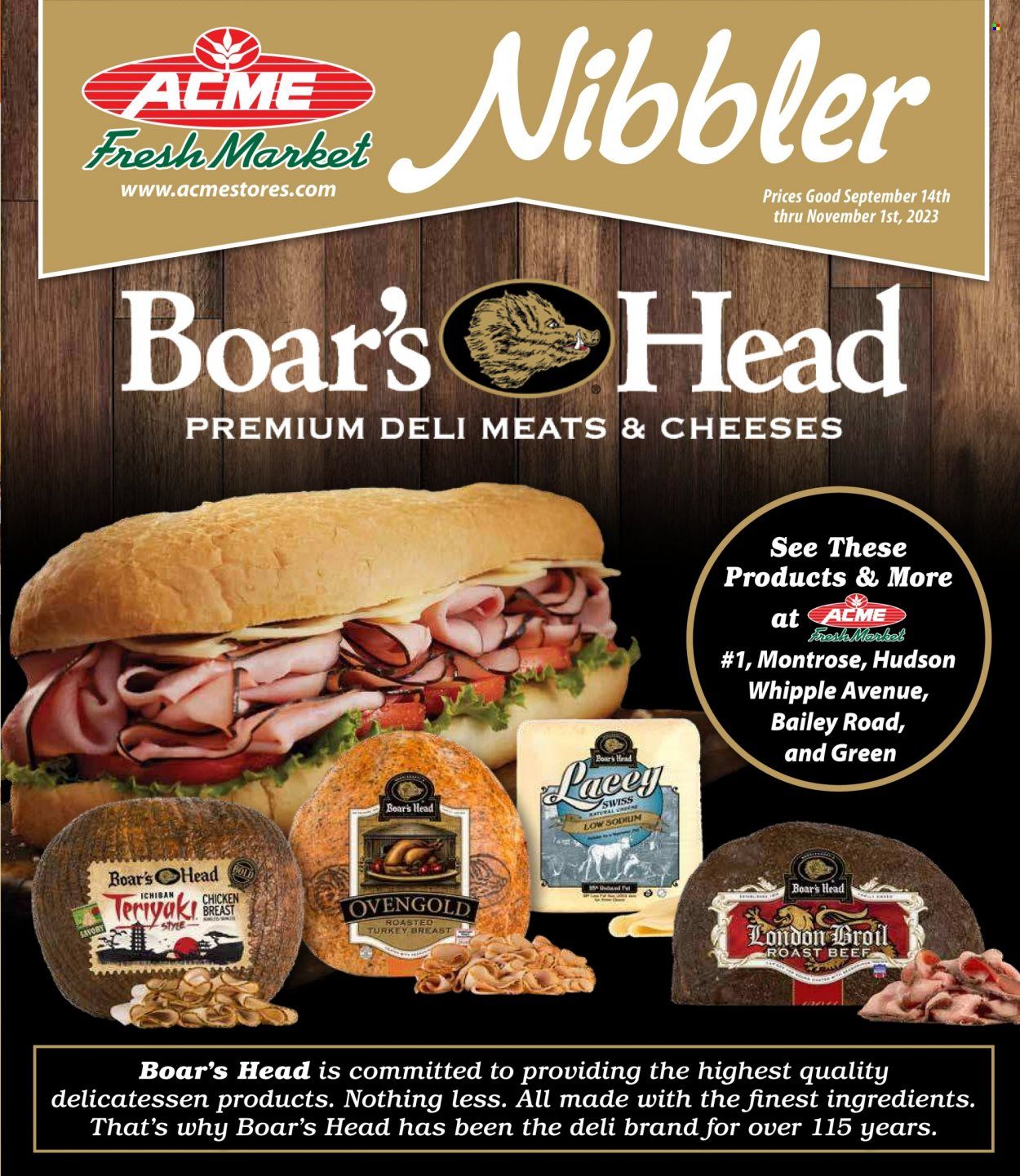 ACME Fresh Market (OH) Weekly Ad Flyer Specials September 14 to October 1, 2023