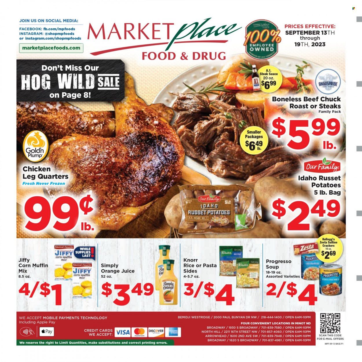 Marketplace Foods (ND) Weekly Ad Flyer Specials September 13 to September 19, 2023
