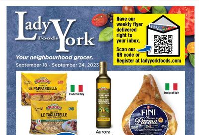Lady York Foods Flyer September 18 to 24