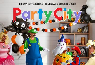 Party City Flyer September 15 to October 31