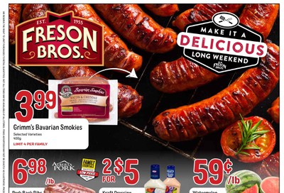Freson Bros. Flyer May 15 to 21