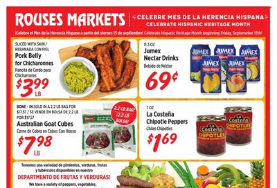 Rouses Markets (AL) Weekly Ad Flyer Specials September 13 to October 18, 2023