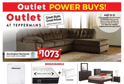 Outlet at Tepperman's Flyer May 15 to 21