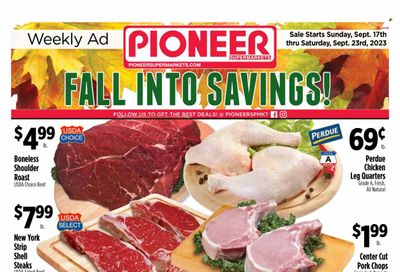 Pioneer Supermarkets (NJ, NY) Weekly Ad Flyer Specials September 17 to September 23, 2023