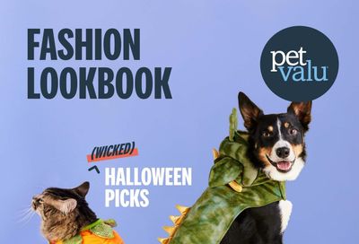 Pet Valu Fashion LookBook Flyer September 15 to November 1