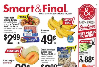 Smart & Final (CA) Weekly Ad Flyer Specials September 20 to September 26, 2023