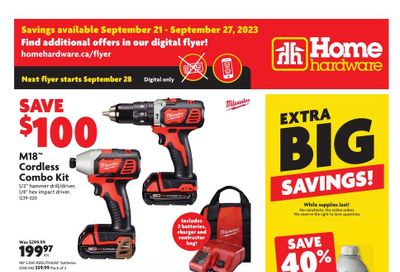 Home Hardware (ON) Flyer September 21 to 27