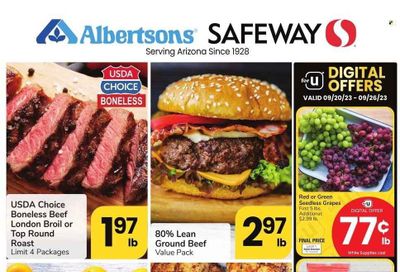 Safeway (AZ) Weekly Ad Flyer Specials September 20 to September 26, 2023