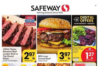 Safeway (AZ) Weekly Ad Flyer Specials September 20 to September 26, 2023