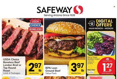 Safeway (AZ) Weekly Ad Flyer Specials September 20 to September 26, 2023