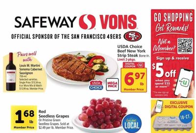 Safeway (CA) Weekly Ad Flyer Specials September 20 to September 26, 2023