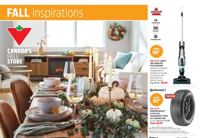 Canadian Tire Fall Inspirations Flyer September 22 to October 12
