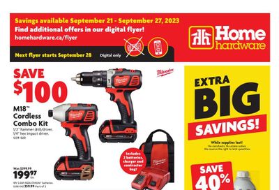 Home Hardware (BC) Flyer September 21 to 27